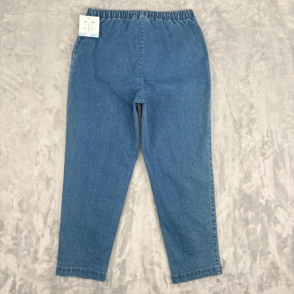 Croft & Barrow Jeans Womens 12P (29x26) Short Straight Leg Comfort Waist Petite - Picture 5 of 9
